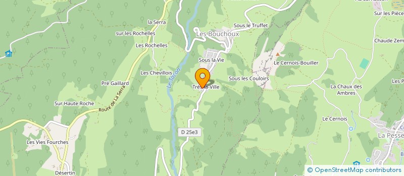 localisation de l'entreprise MADAME CAROLE DE MARCHI  LES BOUCHOUX