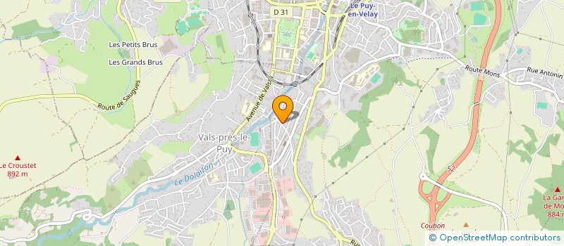 localisation de l'entreprise MADAME CAROLE DEBITON à LE PUY-EN-VELAY