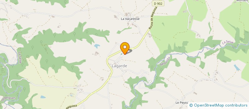 localisation de l'entreprise MADAME CAROLE DECHERF  LA SELVE