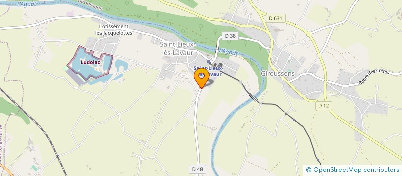 localisation de l'entreprise MADAME CAROLE DECOSTER  SAINT-LIEUX-LES-LAVAUR