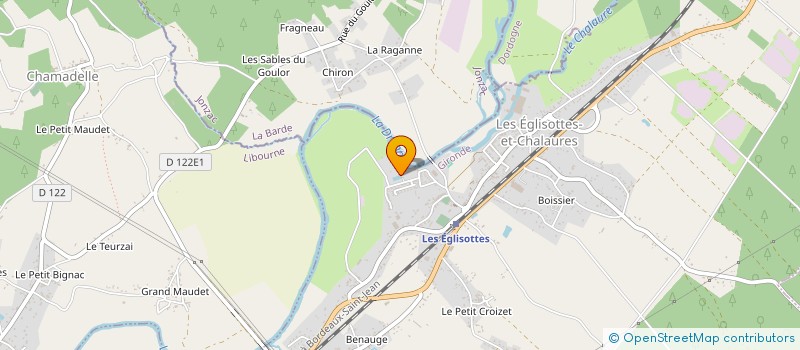localisation de l'entreprise MADAME CAROLE DEFRANCE  LES EGLISOTTES-ET-CHALAURES