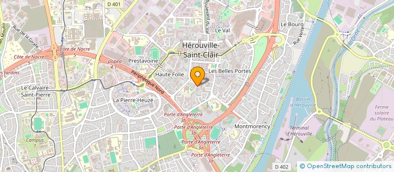 localisation de l'entreprise MADAME CAROLE DEHAIS  HEROUVILLE SAINT CLAIR