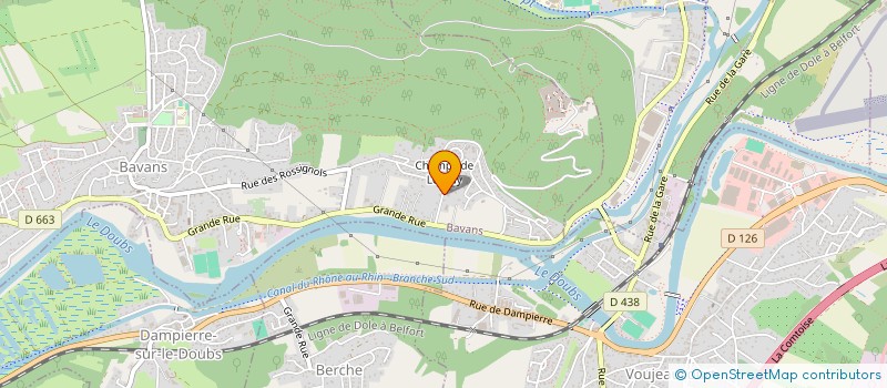 localisation de l'entreprise MADAME CAROLE DEL-ROSSO  BAVANS