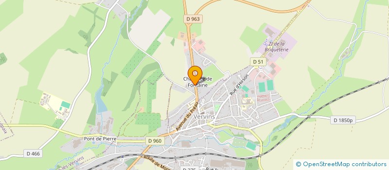 localisation de l'entreprise MADAME CAROLE DELAHAUT  FONTAINE-LES-VERVINS