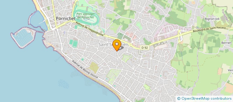 localisation de l'entreprise MADAME CAROLE DELALANDE  PORNICHET