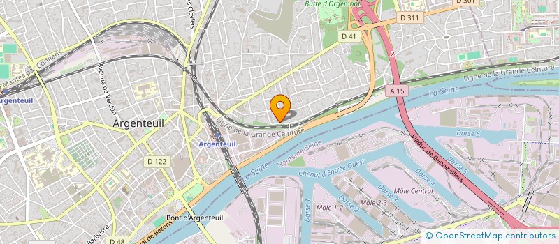 localisation de l'entreprise MADAME CAROLE DELANNOY  ARGENTEUIL