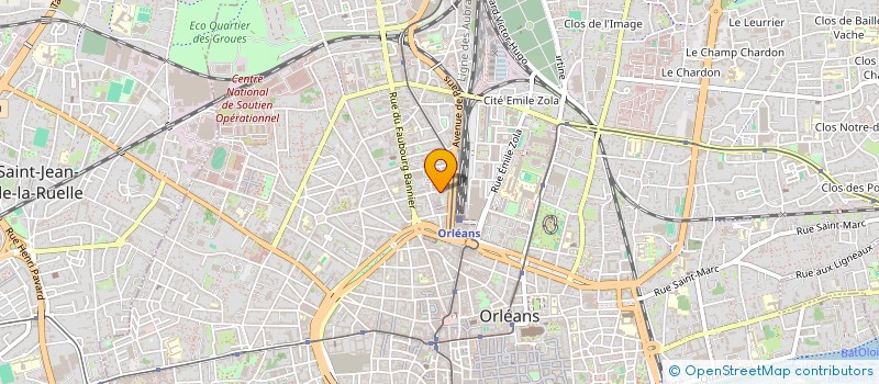 localisation de l'entreprise MADAME CAROLE DELAVIERRE à ORLEANS