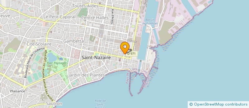 localisation de l'entreprise MADAME CAROLE DELERUE à SAINT-NAZAIRE