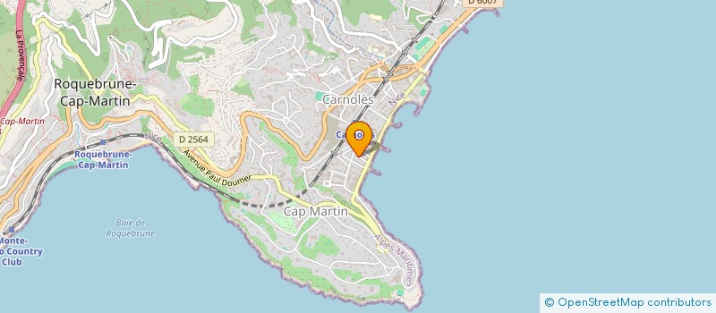 localisation de l'entreprise MADAME CAROLE DELEYE à ROQUEBRUNE-CAP-MARTIN