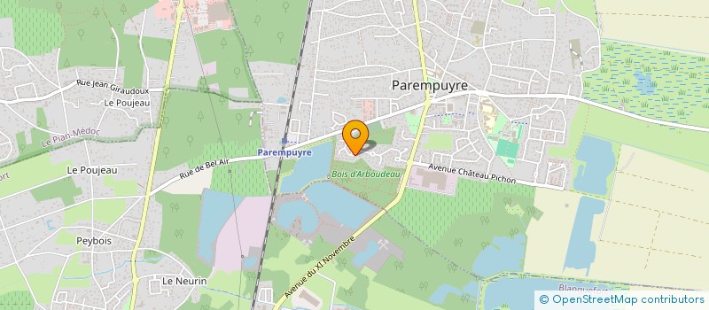 localisation de l'entreprise MADAME CAROLE DELHAYE  PAREMPUYRE