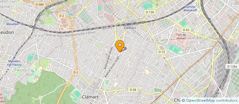 localisation de l'entreprise MADAME CAROLE DELISLE à CLAMART