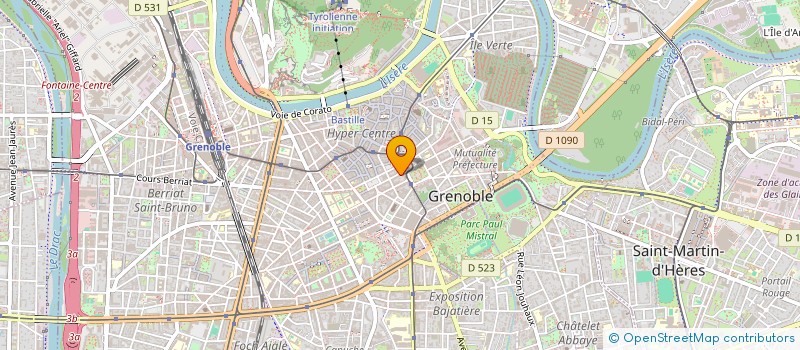 localisation de l'entreprise MADAME CAROLE DELLAROVERE à GRENOBLE