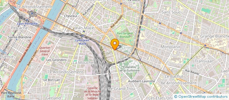 localisation de l'entreprise MADAME CAROLE DELLINGER  LYON