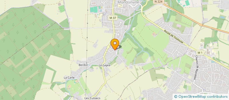 localisation de l'entreprise MADAME CAROLE DELORME  MONDONVILLE