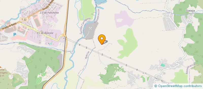 localisation de l'entreprise MADAME CAROLE DELPORTE  BASTELICACCIA