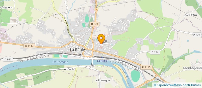 localisation de l'entreprise MADAME CAROLE DELVAL  LA REOLE