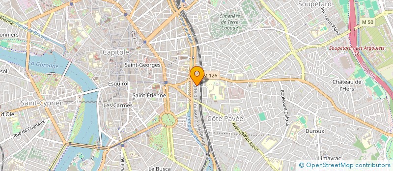 localisation de l'entreprise MADAME CAROLE DELVAUX  TOULOUSE