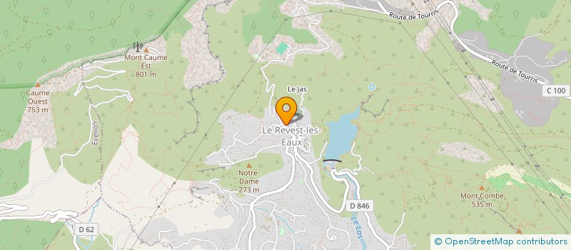 localisation de l'entreprise MADAME CAROLE DEMAI  LE REVEST-LES-EAUX