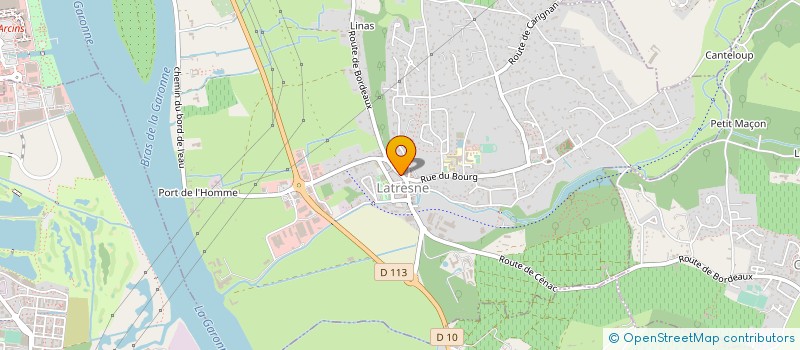 localisation de l'entreprise MADAME CAROLE DEROUET  LATRESNE