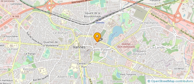 localisation de l'entreprise MADAME CAROLE DESBONNET à VANNES