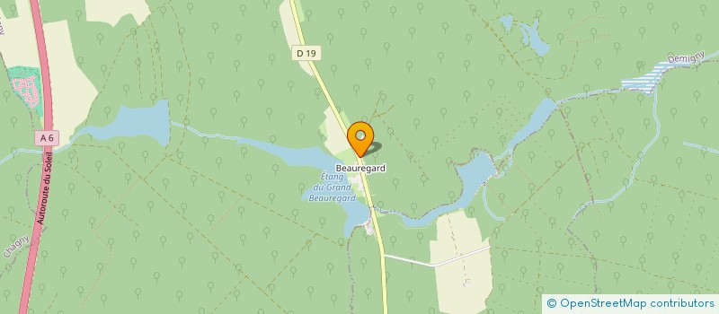 localisation de l'entreprise MADAME CAROLE DESCAMPS  DEMIGNY