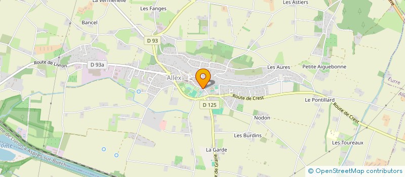 localisation de l'entreprise MADAME CAROLE DESCARY  ALLEX