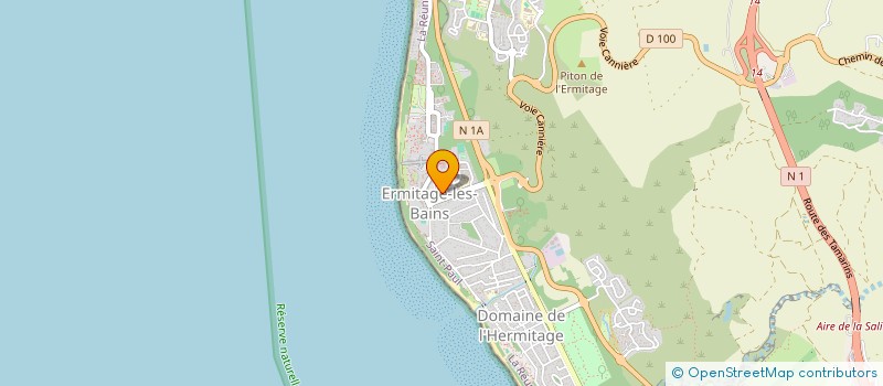 localisation de l'entreprise MADAME CAROLE DESCHAMPS  SAINT-PAUL