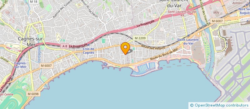 localisation de l'entreprise MADAME CAROLE DESCHANDOL  CAGNES-SUR-MER