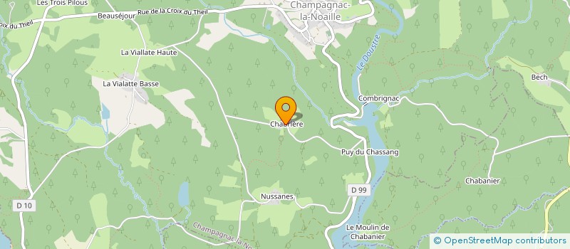 localisation de l'entreprise MADAME CAROLE DESSEAUX  ARGENTAT-SUR-DORDOGNE