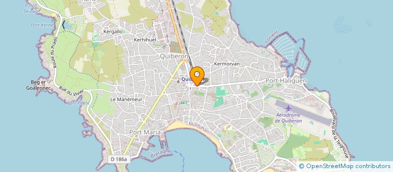 localisation de l'entreprise MADAME CAROLE DEVAUX à QUIBERON