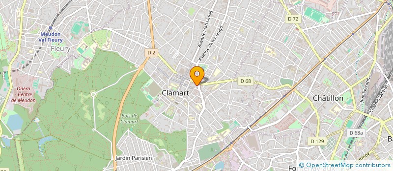 localisation de l'entreprise MADAME CAROLE DEVILLIERS à CLAMART