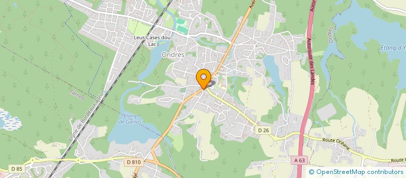 localisation de l'entreprise MADAME CAROLE DHAUSSY  ONDRES