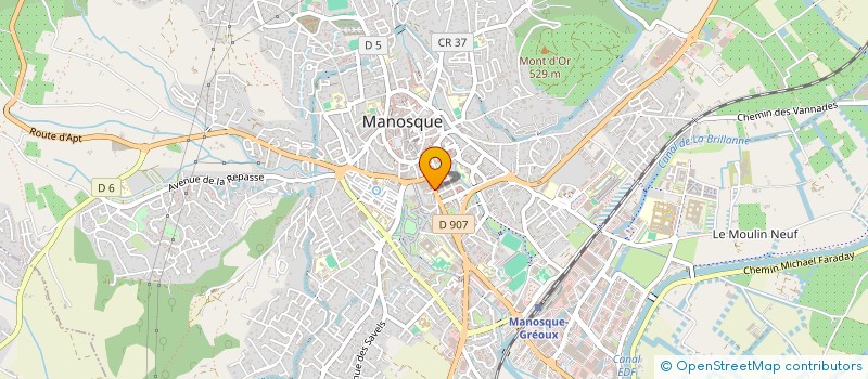localisation de l'entreprise MADAME CAROLE DICQUEMARE à MANOSQUE