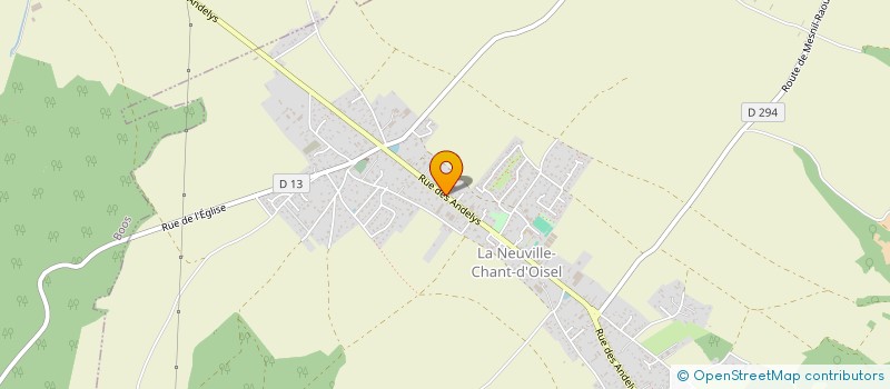 localisation de l'entreprise MADAME CAROLE DILLARD  LA NEUVILLE-CHANT-D'OISEL