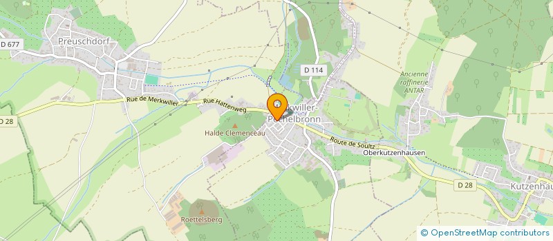 localisation de l'entreprise MADAME CAROLE DILLMANN  MERKWILLER-PECHELBRONN