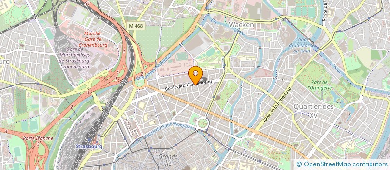 localisation de l'entreprise MADAME CAROLE DINICHERT à STRASBOURG