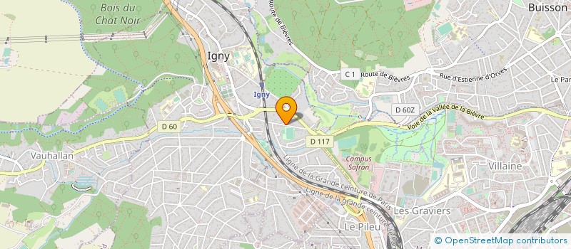 localisation de l'entreprise MADAME CAROLE DODIN  IGNY