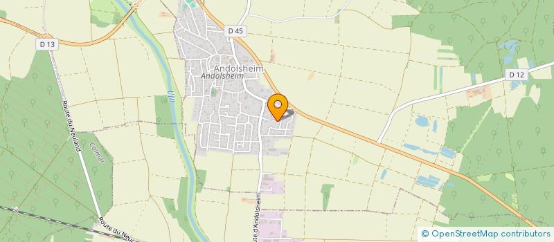 localisation de l'entreprise MADAME CAROLE DOMAS  ANDOLSHEIM