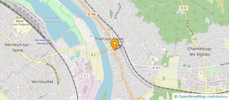 localisation de l'entreprise MADAME CAROLE DRANCOURT à TRIEL-SUR-SEINE