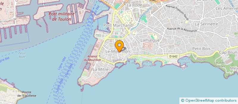 localisation de l'entreprise MADAME CAROLE DUBOIS  TOULON