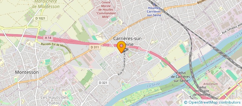 localisation de l'entreprise MADAME CAROLE DUBOIS  CARRIERES-SUR-SEINE