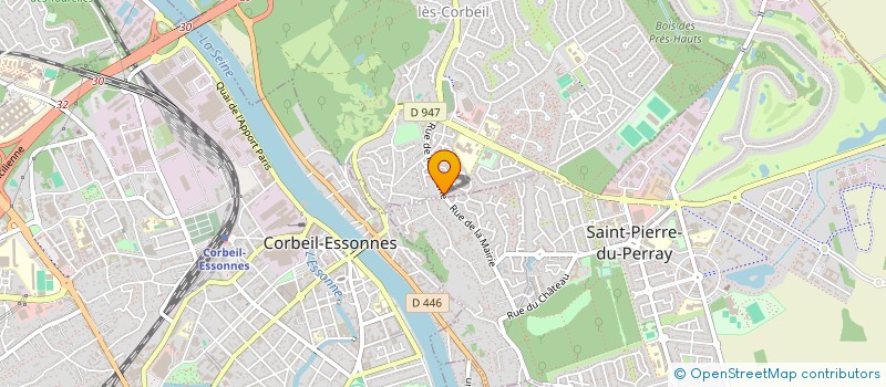 localisation de l'entreprise MADAME CAROLE DUBY à SAINT-GERMAIN-LES-CORBEIL