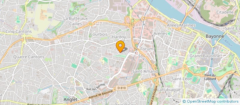 localisation de l'entreprise MADAME CAROLE DUCHEMIN  ANGLET