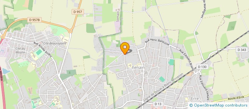 localisation de l'entreprise MADAME CAROLE DUFOSSEZ  FENAIN