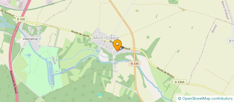 localisation de l'entreprise MADAME CAROLE DUFOUR  MONT-L'EVEQUE