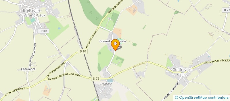 localisation de l'entreprise MADAME CAROLE DUFOUR  GRAINVILLE-YMAUVILLE