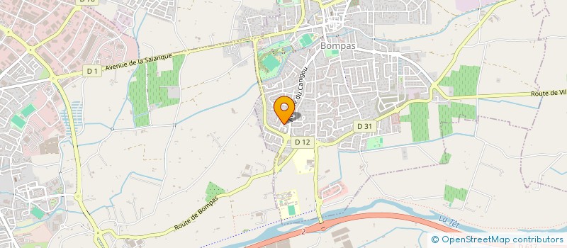 localisation de l'entreprise MADAME CAROLE DUMONT  BOMPAS