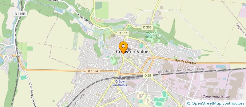 localisation de l'entreprise MADAME CAROLE DUMONT  CREPY-EN-VALOIS