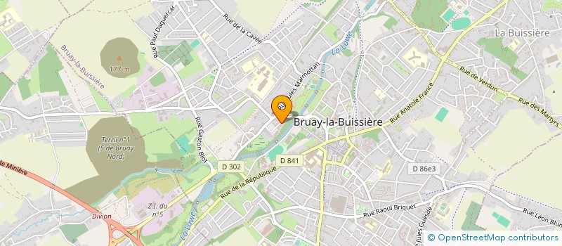localisation de l'entreprise MADAME CAROLE DUPUICH à BRUAY-LA-BUISSIERE