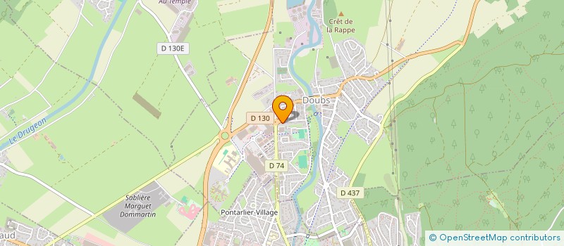 localisation de l'entreprise MADAME CAROLE DUPUIS à DOUBS